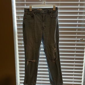 Abercrombie The Ankle Straight High Rise Jeans Size 10